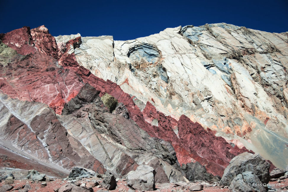 Colourful mountains in Argentina