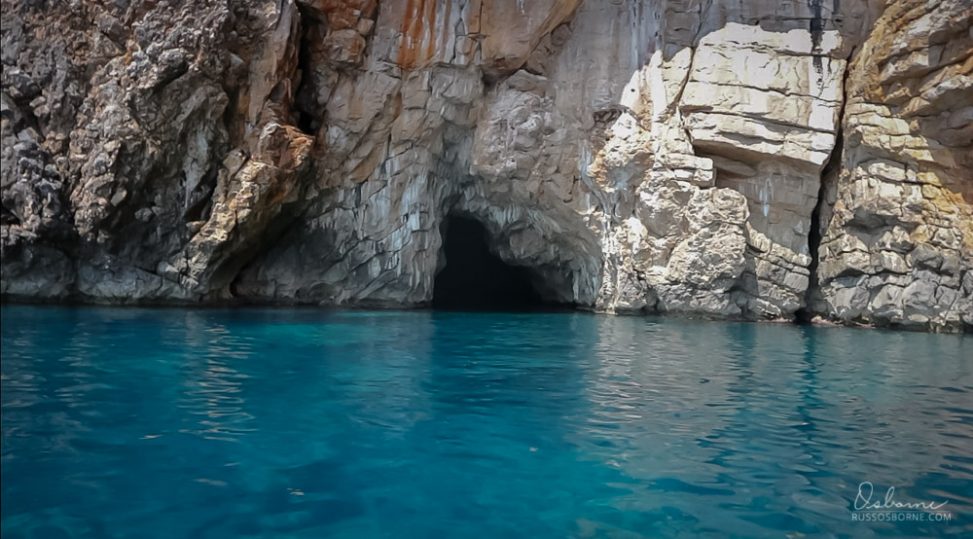 Entrance to the Blue Cave
