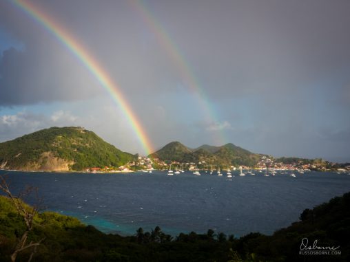 Double rainbow over Guadeloupe